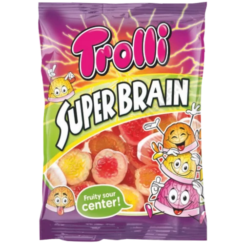 Trolli gumicukor 100g Super Brain