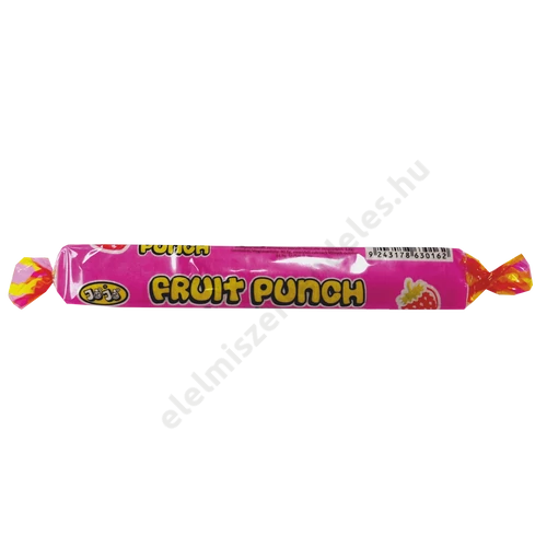 Jojo Fruit Punch olvadós puncs ízű cukorka henger 13g