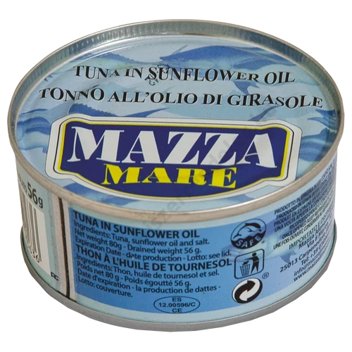 Mazza tonhal napraforgó olajban 80g