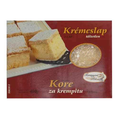 Tornyos krémeslapok 400g