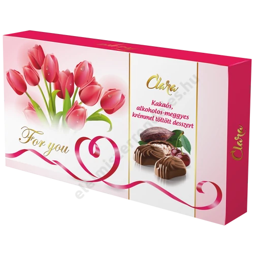 Clara For You alkoholos meggyes desszert 125g