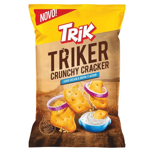 Triker hagymás-tejfölös kréker 90g