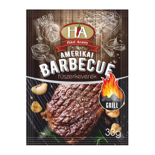 Házi Arany Amerikai BBQ grill fűszerkeverék 33g