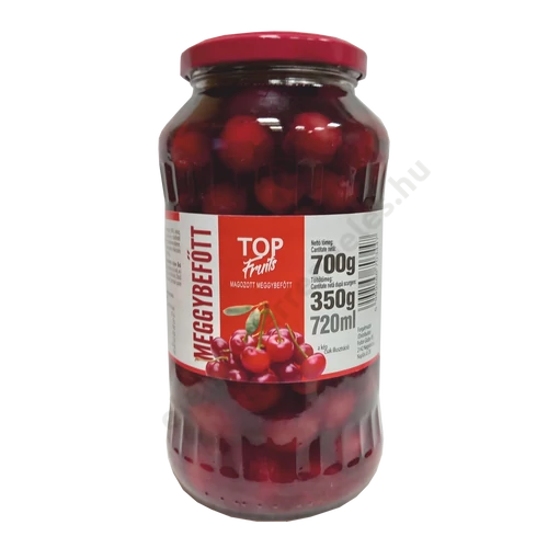 Top Fruits meggybefőtt magozott 700/350g