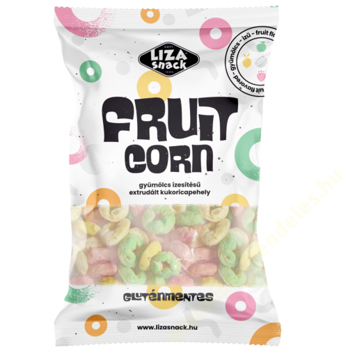 Liza karika Fruit Corn vegyes gyümölcs ízű 70g