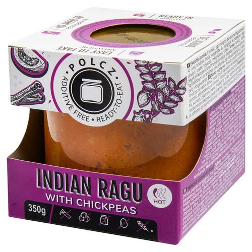 Polcz készétel Indiai csicseriborsó ragu 350g vegán! adalékmentes