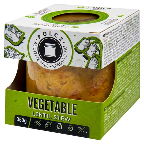Polcz készétel Zöldséges lencseragu 350g vegán! adalékmentes