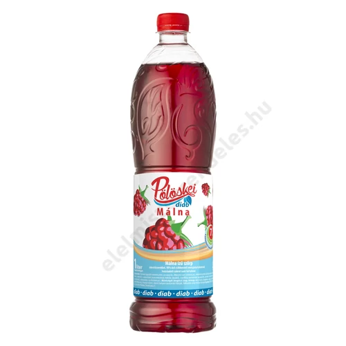 Pölöskei Diab.szörp 1l Málna