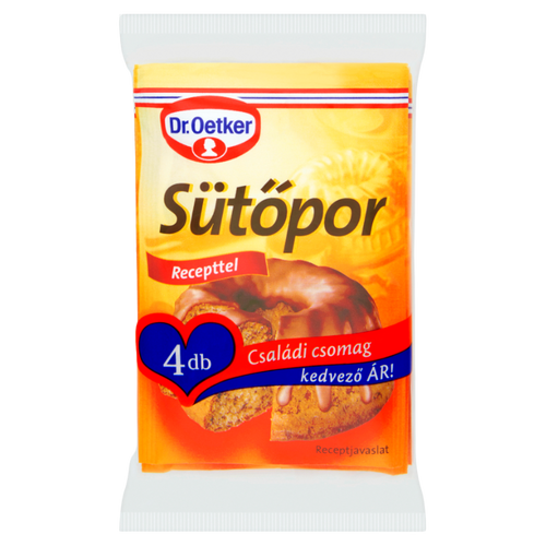 Dr.Oetker sütőpor 4x12g családi csomag