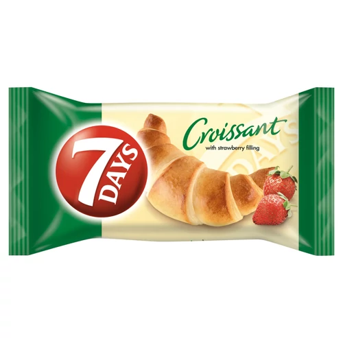 7days Croissant 60g eperkrémes
