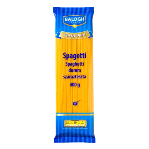 Balogh Pasta durum Spagetti tészta 400g
