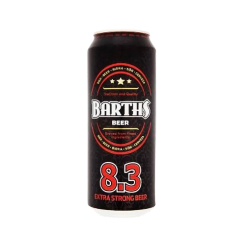 Barths 83 Extra Strong 0,5l dobozos sör (83%)