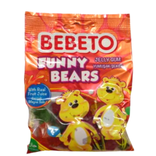 Bebeto gumicukor 80g Funny Bears  12/# 72/N#