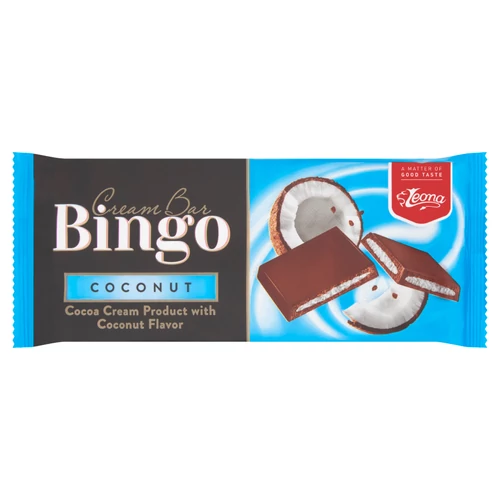 Bingo tejtábla 90g kókuszos krémmel töltött