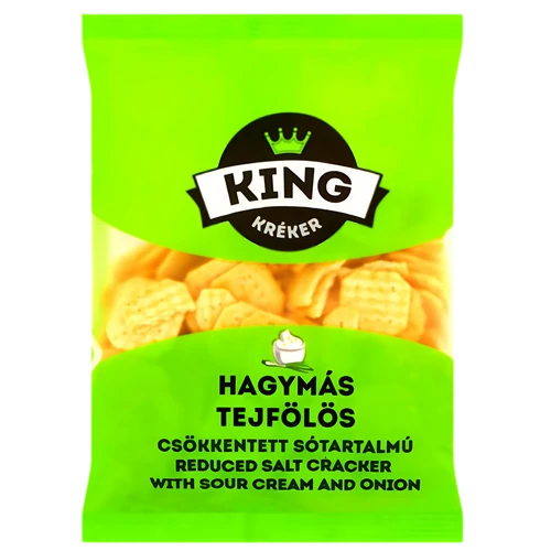 Detki King kréker 100g Hagymás-tejfölös