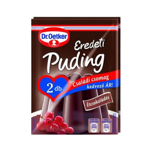Dr.Oetker pudingpor 2x48g étcsokoládé GM