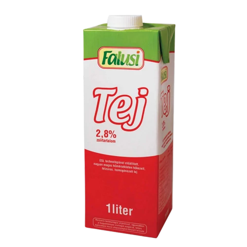 Falusi Friss tej 2,8% 1l dobozos