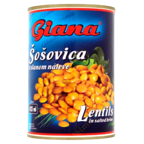 Giana Lencse sós lében 400g/240g