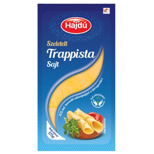 Hajdúsági trappista szeletelt 125g natúr