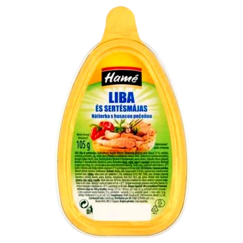 HAMÉ Libamájas ínyenc pástétom 105g AI 3600/rkl.