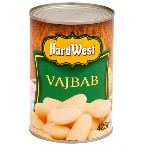 Hard-West Fehér vajbab 400g/240g konzerv