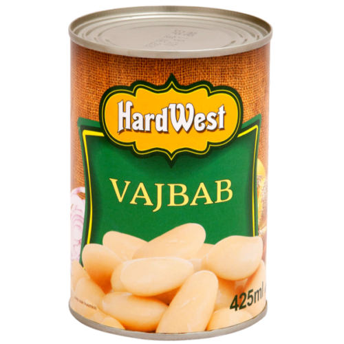 Hard-West Fehér vajbab 400g/240g konzerv