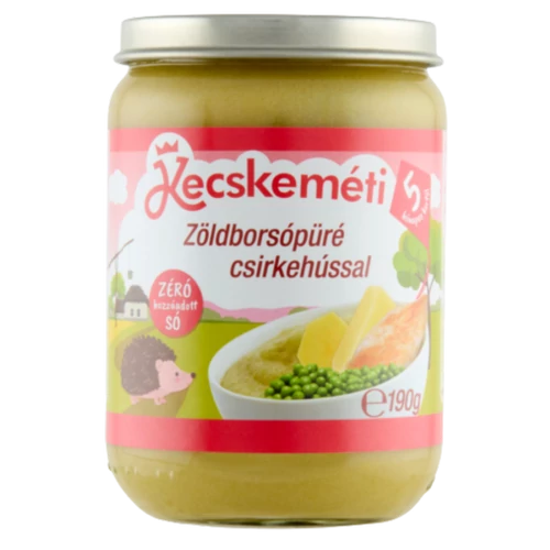 KK.bébiétel csirkehús zöldborsópürével 190g