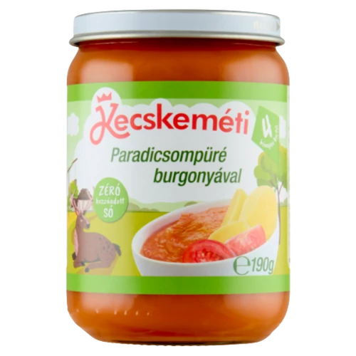 Kecskeméti bébiétel Paradicsompüré burgonyával 190g