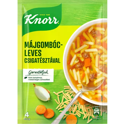 Knorr Májgombócleves csigatésztával 58g    18/#