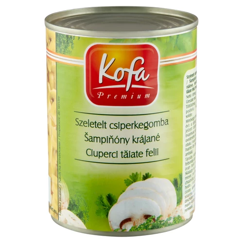 Kofa Gomba szeletelt 400g/210g Dobozos