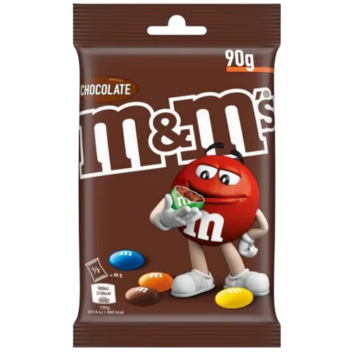 M&amp;Ms 90g Tejcsokoládés drazsé