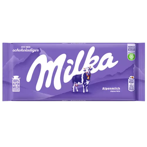 Milka 100g Alpesi tejcsokoládé  20db/#