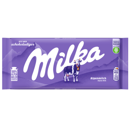 Milka 100g Alpesi tejcsokoládé  20db/#