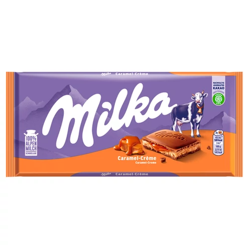 Milka 100g Caramel-Creme (Toffee)