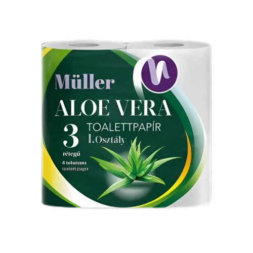Müller Toalettpapír 4tek. 3rtg. Aloe   14/30/420