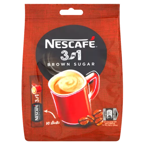 Nescafé 3in1 Barna Cukor 10x16,5g (165g)