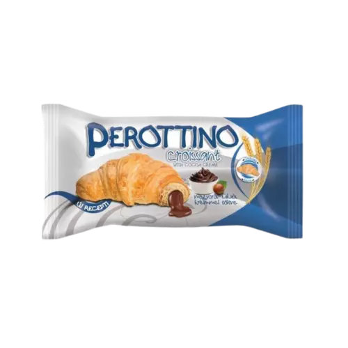 Perottino Croissant 55g kakaós krém tölt. 36db/#