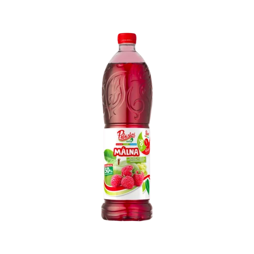 Pölöskei gyümölcsszörp 1l Málna 50%  6db/#