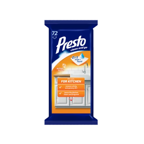 Presto Clean konyhai törlökendö 72db
