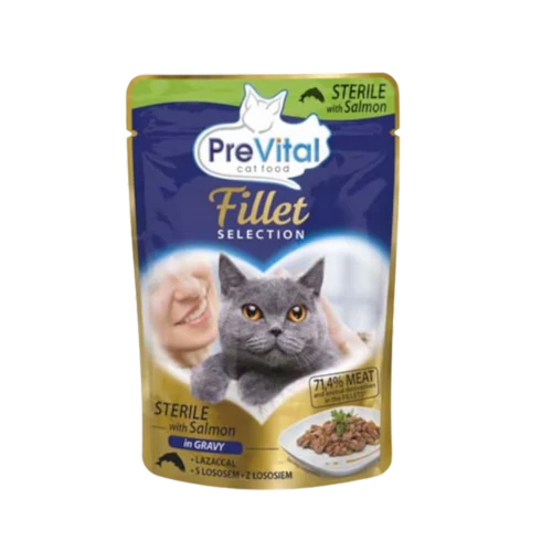 PreVital macskaeledel 85g lazac