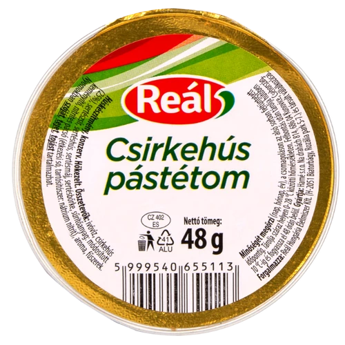 Reál Csirkehús pástétom 48g