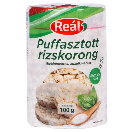 Reál Puffasztott rizs 100g enyhén sós