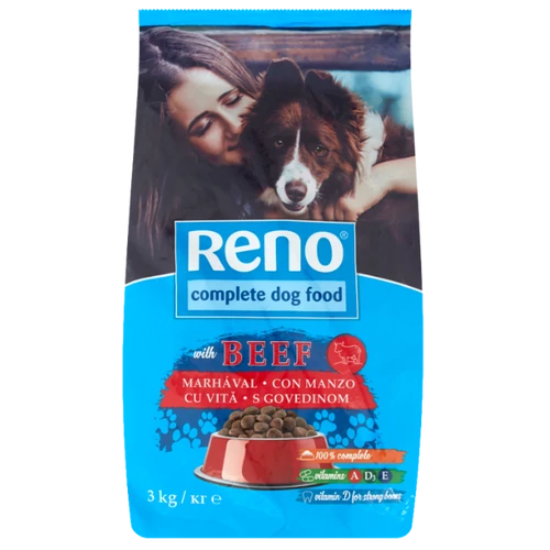Reno Kutyaeledel 3kg Marhás száraz 240/rkl
