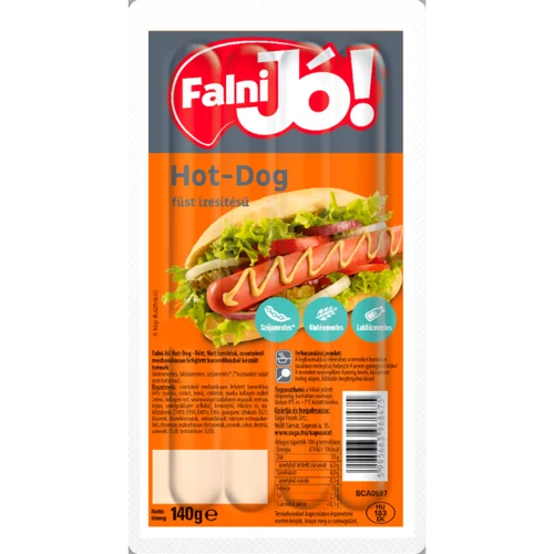 Sága Falni jó Hot-Dog 140g