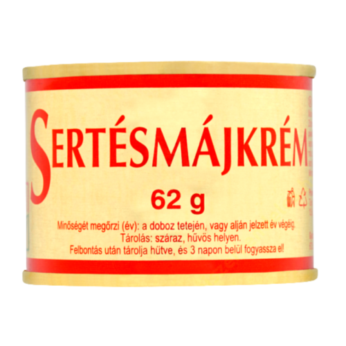 Szegedi 62g Sertésmájkrém  6912db/rkl.