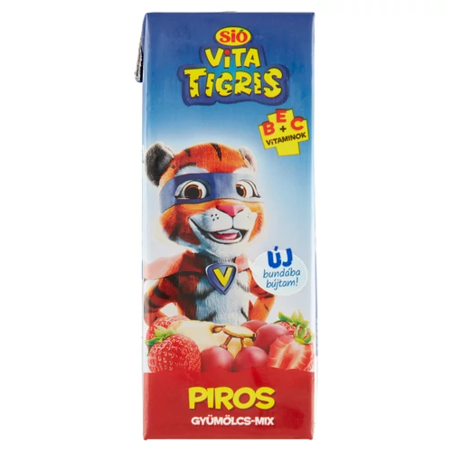 Sió 0,2l Vitatigris Piros    27/378/3024