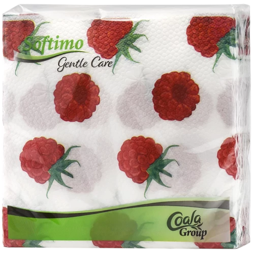 Softimo Gentle Care szalvéta 45db Málna 1rtg. 34x34cm