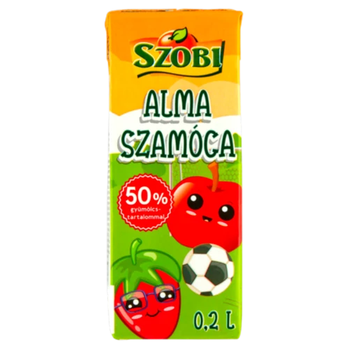 Szobi 0,2l Alma-Szamóca 50%