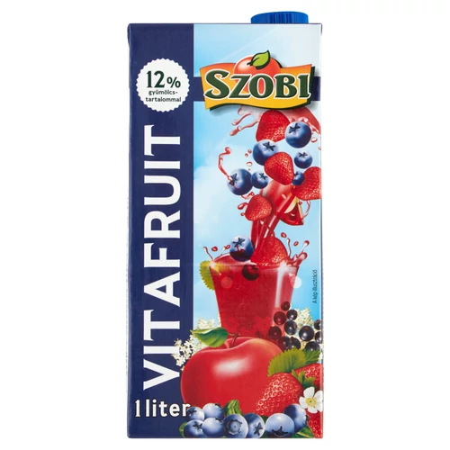 Szobi Vitafruit 1l Pirosgyümölcs mix 12%