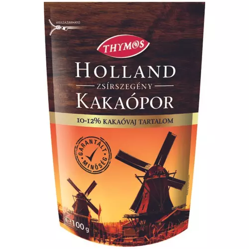 Thymos Holland zsírszegény kakaópor 100g